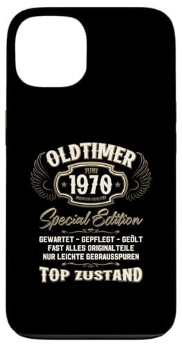 55. Geburtstag Geschenk Oldtimer Juni Jahrgang 1970 Hülle für iPhone 13 von 55. Geburtstag Original Oldtimer Jahrgang 1970