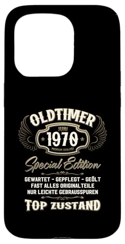 55. Geburtstag Geschenk Oldtimer Juni Jahrgang 1970 Hülle für iPhone 15 Pro von 55. Geburtstag Original Oldtimer Jahrgang 1970