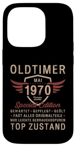 55. Geburtstag Geschenk Oldtimer Mai Jahrgang 1970 Hülle für iPhone 14 Pro von 55. Geburtstag Original Oldtimer Jahrgang 1970