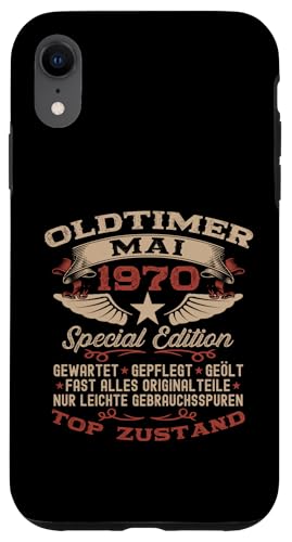 55. Geburtstag Geschenk Oldtimer Mai Jahrgang 1970 Hülle für iPhone XR von 55. Geburtstag Original Oldtimer Jahrgang 1970