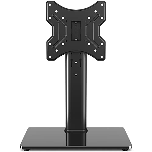 5Rcom TV Standfuss Monitor Fernsehständer Höhenverstellbar Für 23-43 Zoll LCD LED OLED Plasma Flach & Curved Fernseher bis zu 30 KG TV Fuß Standfüße Schwenkbar Max. VESA 200x200 von 5Rcom