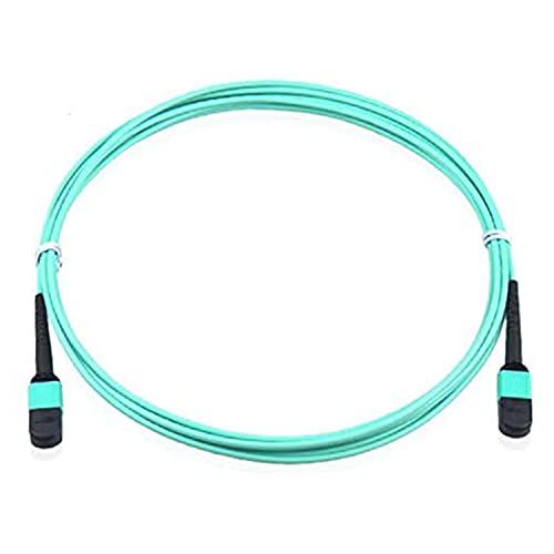 MTP to MTP Patch Cable, Fiber Optic Cable, 12 Fibers Female, 40G/100G/200G/400G, OM4 50/125 Multimode Elite Trunk Cable, Type B, Plenum (OFNP) - 1.5m (5ft) von 6COMGIGA