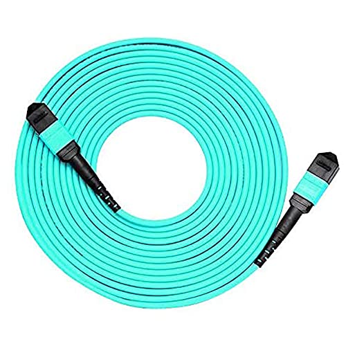 MTP to MTP Patch Cable, Fiber Optic Cable, 12 Fibers Female, 40G/100G/200G/400G, OM4 50/125 Multimode Elite Trunk Cable, Type B, Plenum (OFNP) - 10m (33ft) von 6COMGIGA