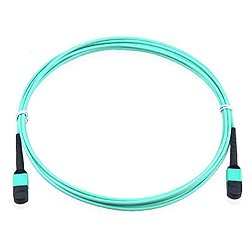 MTP to MTP Patch Cable, Fiber Optic Cable, 12 Fibers Female, 40G/100G/200G/400G, OM4 50/125 Multimode Elite Trunk Cable, Type B, Plenum (OFNP) - 1m (3ft) von 6COMGIGA