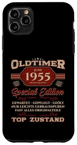 70. Geburtstag Geschenk Oldtimer Juni Jahrgang 1955 Hülle für iPhone 11 Pro Max von 70. Geburtstag Original Oldtimer Jahrgang 1955
