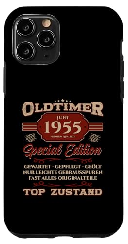 70. Geburtstag Geschenk Oldtimer Juni Jahrgang 1955 Hülle für iPhone 11 Pro von 70. Geburtstag Original Oldtimer Jahrgang 1955