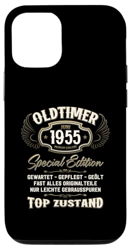 70. Geburtstag Geschenk Oldtimer Juni Jahrgang 1955 Hülle für iPhone 12/12 Pro von 70. Geburtstag Original Oldtimer Jahrgang 1955
