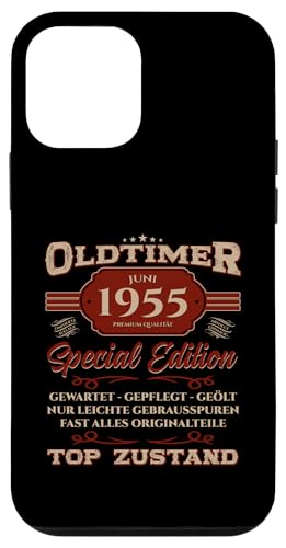 70. Geburtstag Geschenk Oldtimer Juni Jahrgang 1955 Hülle für iPhone 12 mini von 70. Geburtstag Original Oldtimer Jahrgang 1955