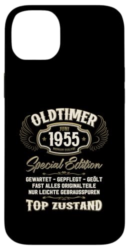70. Geburtstag Geschenk Oldtimer Juni Jahrgang 1955 Hülle für iPhone 14 Plus von 70. Geburtstag Original Oldtimer Jahrgang 1955