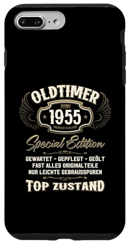 70. Geburtstag Geschenk Oldtimer Juni Jahrgang 1955 Hülle für iPhone 7 Plus/8 Plus von 70. Geburtstag Original Oldtimer Jahrgang 1955