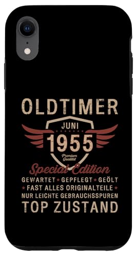 70. Geburtstag Geschenk Oldtimer Juni Jahrgang 1955 Hülle für iPhone XR von 70. Geburtstag Original Oldtimer Jahrgang 1955