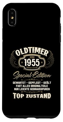 70. Geburtstag Geschenk Oldtimer Juni Jahrgang 1955 Hülle für iPhone XS Max von 70. Geburtstag Original Oldtimer Jahrgang 1955