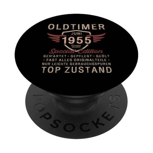 70. Geburtstag Geschenk Oldtimer Juni Jahrgang 1955 PopSockets Klebender PopGrip 70. Geburtstag Geschenk Oldtimer Juni Jahrgang 1955 PopSockets Klebender PopGrip von 70. Geburtstag Original Oldtimer Jahrgang 1955