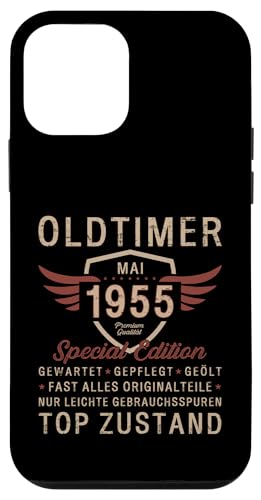 70. Geburtstag Geschenk Oldtimer Mai Jahrgang 1955 Hülle für iPhone 12 mini von 70. Geburtstag Original Oldtimer Jahrgang 1955
