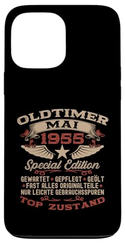 70. Geburtstag Geschenk Oldtimer Mai Jahrgang 1955 Hülle für iPhone 13 Pro Max von 70. Geburtstag Original Oldtimer Jahrgang 1955
