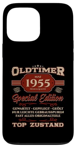 70. Geburtstag Geschenk Oldtimer Mai Jahrgang 1955 Hülle für iPhone 13 Pro Max von 70. Geburtstag Original Oldtimer Jahrgang 1955