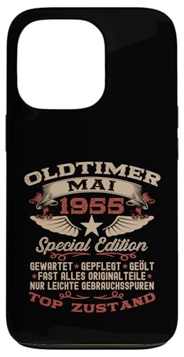 70. Geburtstag Geschenk Oldtimer Mai Jahrgang 1955 Hülle für iPhone 13 Pro von 70. Geburtstag Original Oldtimer Jahrgang 1955