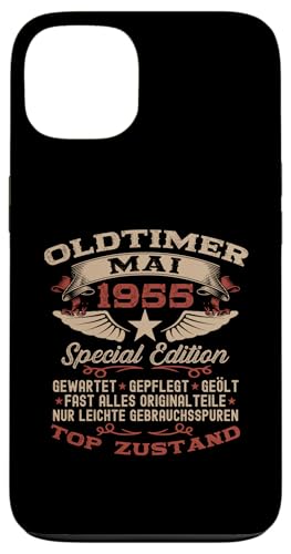 70. Geburtstag Geschenk Oldtimer Mai Jahrgang 1955 Hülle für iPhone 13 von 70. Geburtstag Original Oldtimer Jahrgang 1955
