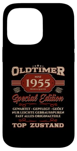 70. Geburtstag Geschenk Oldtimer Mai Jahrgang 1955 Hülle für iPhone 14 Pro Max von 70. Geburtstag Original Oldtimer Jahrgang 1955