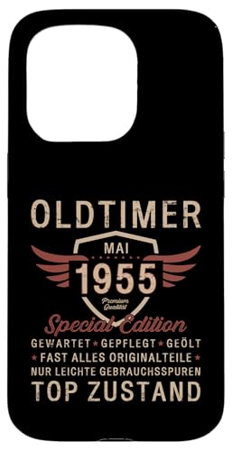 70. Geburtstag Geschenk Oldtimer Mai Jahrgang 1955 Hülle für iPhone 15 Pro 70. Geburtstag Geschenk Oldtimer Mai Jahrgang 1955 Hülle für iPhone 15 Pro von 70. Geburtstag Original Oldtimer Jahrgang 1955