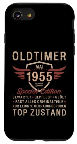 70. Geburtstag Geschenk Oldtimer Mai Jahrgang 1955 Hülle für iPhone SE (2020) / 7 / 8 von 70. Geburtstag Original Oldtimer Jahrgang 1955