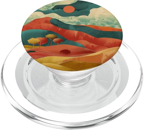 70er Jahre Landschaft Vintage Retro PopSockets PopGrip für MagSafe 70er Jahre Landschaft Vintage Retro PopSockets PopGrip für MagSafe von 70S 60S Style Art Accessoires