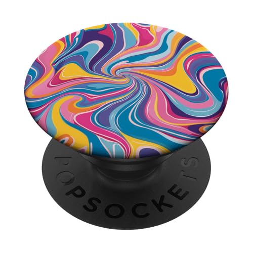 70er Jahre Stil 60er Jahre Grafik Boho Retro Vintage Swirl PopSockets Klebender PopGrip 70er Jahre Stil 60er Jahre Grafik Boho Retro Vintage Swirl PopSockets Klebender PopGrip von 70S 60S Style Art Accessoires