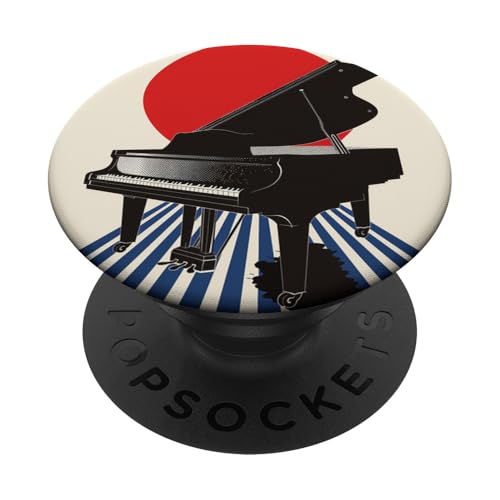 Klavier PopSockets Klebender PopGrip Klavier PopSockets Klebender PopGrip von 70S 60S Style Art Accessoires