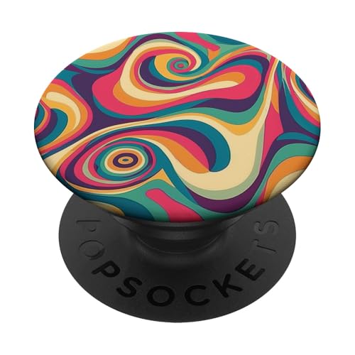 Liquid Swirl Retro 60er 70er Jahre Ästhetische Indie Earthtones PopSockets Klebender PopGrip Liquid Swirl Retro 60er 70er Jahre Ästhetische Indie Earthtones PopSockets Klebender PopGrip von 70S 60S Style Art Accessoires