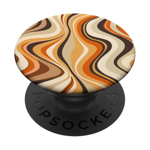 Liquid Swirl Retro Vintage 70er Jahre Stil PopSockets Klebender PopGrip Liquid Swirl Retro Vintage 70er Jahre Stil PopSockets Klebender PopGrip von 70S 60S Style Art Accessoires