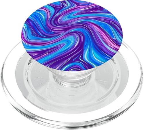 Liquid Swirl Retro Vintage 70er Jahre Style Lila PopSockets PopGrip für MagSafe Liquid Swirl Retro Vintage 70er Jahre Style Lila PopSockets PopGrip für MagSafe von 70S 60S Style Art Accessoires