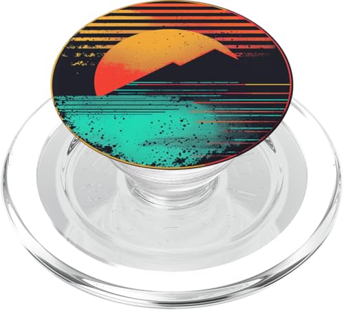 Minimaler Sonnenaufgang, Boho, Retro-Natur, böhmische Ästhetik PopSockets PopGrip für MagSafe Minimaler Sonnenaufgang, Boho, Retro-Natur, böhmische Ästhetik PopSockets PopGrip für MagSafe von 70S 60S Style Art Accessoires