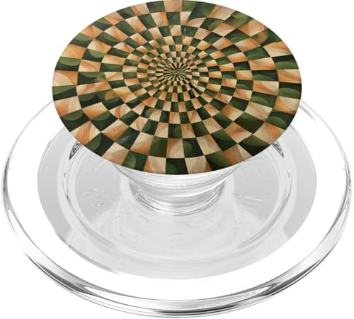 Retro-Farbe, kariert, Vintage-Ästhetik PopSockets PopGrip für MagSafe Retro-Farbe, kariert, Vintage-Ästhetik PopSockets PopGrip für MagSafe von 70S 60S Style Art Accessoires
