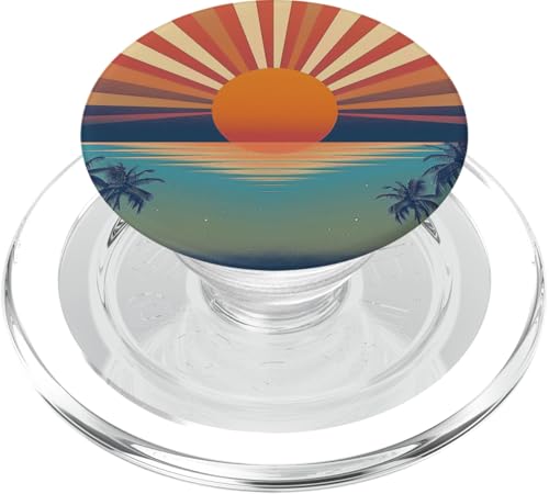 Retro-Sommerstimmung | PopSockets PopGrip für MagSafe Retro-Sommerstimmung | PopSockets PopGrip für MagSafe von 70S 60S Style Art Accessoires