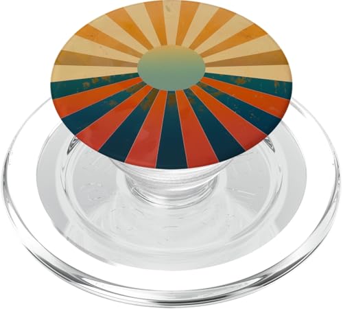 Sonnenuntergang Retro Herbstfarben Nostalgischer Stil PopSockets PopGrip für MagSafe Sonnenuntergang Retro Herbstfarben Nostalgischer Stil PopSockets PopGrip für MagSafe von 70S 60S Style Art Accessoires