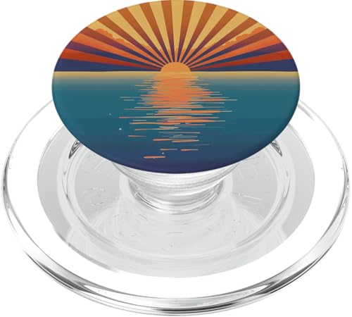 Vintage Sonne Retro 70er Jahre Regenbogen Sonnenuntergang Boho PopSockets PopGrip für MagSafe Vintage Sonne Retro 70er Jahre Regenbogen Sonnenuntergang Boho PopSockets PopGrip für MagSafe von 70S 60S Style Art Accessoires