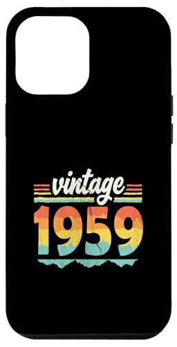 Vintage 1959 Retro Geburtstagsjahr Geschenkidee Hülle für iPhone 12 Pro Max Vintage 1959 Retro Geburtstagsjahr Geschenkidee Hülle für iPhone 12 Pro Max von 70er Jahre Retro Geschenke für Geburtstag