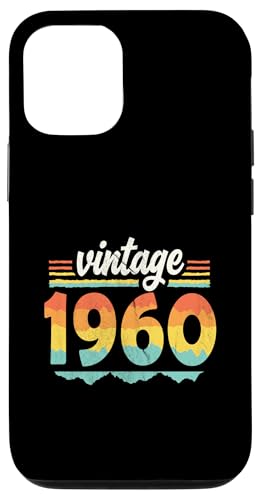 Vintage 1960 Retro Geburtstagsjahr Geschenkidee Hülle für iPhone 12/12 Pro Vintage 1960 Retro Geburtstagsjahr Geschenkidee Hülle für iPhone 12/12 Pro von 70er Jahre Retro Geschenke für Geburtstag