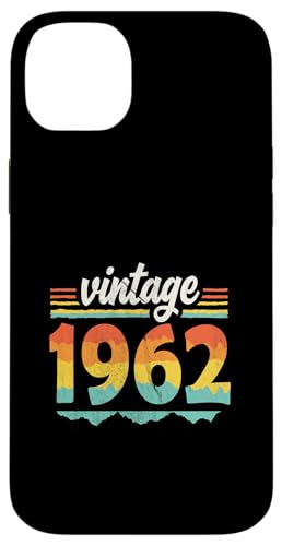 Vintage 1962 Retro Geburtstagsjahr Geschenkidee Hülle für iPhone 14 Plus Vintage 1962 Retro Geburtstagsjahr Geschenkidee Hülle für iPhone 14 Plus von 70er Jahre Retro Geschenke für Geburtstag
