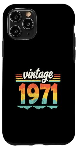 Vintage 1971 Retro Geburtstagsjahr Geschenkidee Hülle für iPhone 11 Pro Vintage 1971 Retro Geburtstagsjahr Geschenkidee Hülle für iPhone 11 Pro von 70er Jahre Retro Geschenke für Geburtstag