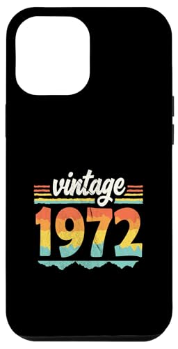 Vintage 1972 Retro Geburtstagsjahr Geschenkidee Hülle für iPhone 12 Pro Max Vintage 1972 Retro Geburtstagsjahr Geschenkidee Hülle für iPhone 12 Pro Max von 70er Jahre Retro Geschenke für Geburtstag