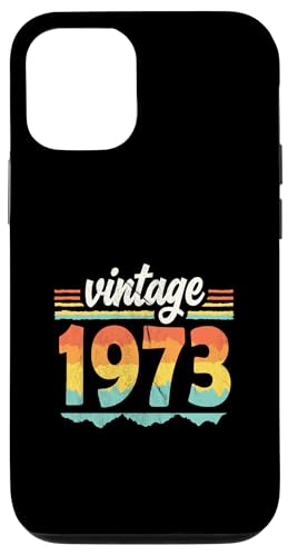 Vintage 1973 Retro Geburtstagsjahr Geschenkidee Hülle für iPhone 12/12 Pro Vintage 1973 Retro Geburtstagsjahr Geschenkidee Hülle für iPhone 12/12 Pro von 70er Jahre Retro Geschenke für Geburtstag