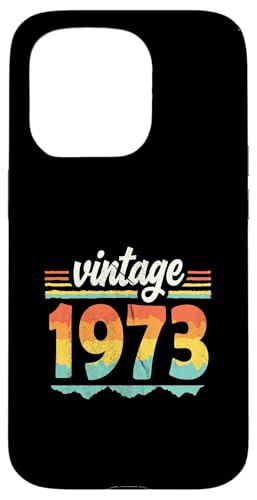 Vintage 1973 Retro Geburtstagsjahr Geschenkidee Hülle für iPhone 15 Pro Vintage 1973 Retro Geburtstagsjahr Geschenkidee Hülle für iPhone 15 Pro von 70er Jahre Retro Geschenke für Geburtstag