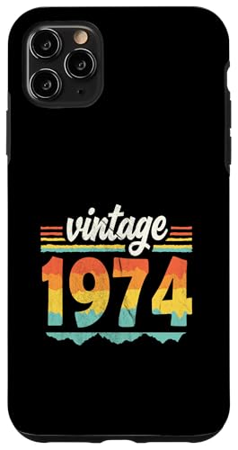 Vintage 1974 Retro Geburtstagsjahr Geschenkidee Hülle für iPhone 11 Pro Max Vintage 1974 Retro Geburtstagsjahr Geschenkidee Hülle für iPhone 11 Pro Max von 70er Jahre Retro Geschenke für Geburtstag