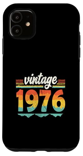Vintage 1976 Retro Geburtstagsjahr Geschenkidee Hülle für iPhone 11 Vintage 1976 Retro Geburtstagsjahr Geschenkidee Hülle für iPhone 11 von 70er Jahre Retro Geschenke für Geburtstag