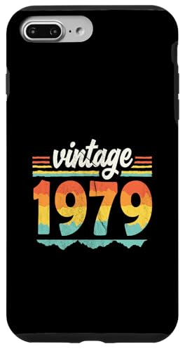Vintage 1979 Retro Geburtstagsjahr Geschenkidee Hülle für iPhone 7 Plus/8 Plus Vintage 1979 Retro Geburtstagsjahr Geschenkidee Hülle für iPhone 7 Plus/8 Plus von 70er Jahre Retro Geschenke für Geburtstag