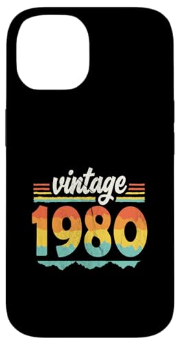 Vintage 1980 Retro Geburtstagsjahr Geschenkidee Hülle für iPhone 14 Vintage 1980 Retro Geburtstagsjahr Geschenkidee Hülle für iPhone 14 von 70er Jahre Retro Geschenke für Geburtstag