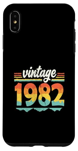 Vintage 1982 Retro Geburtstagsjahr Geschenkidee Hülle für iPhone XS Max Vintage 1982 Retro Geburtstagsjahr Geschenkidee Hülle für iPhone XS Max von 70er Jahre Retro Geschenke für Geburtstag