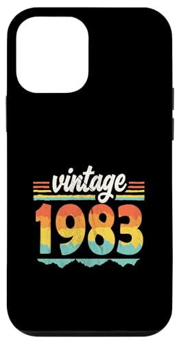 Vintage 1983 Retro Geburtstagsjahr Geschenkidee Hülle für iPhone 12 mini Vintage 1983 Retro Geburtstagsjahr Geschenkidee Hülle für iPhone 12 mini von 70er Jahre Retro Geschenke für Geburtstag