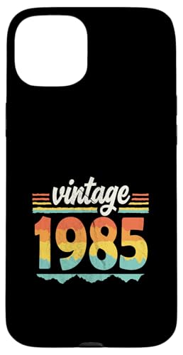 Vintage 1985 Retro Geburtstagsjahr Geschenkidee Hülle für iPhone 15 Plus Vintage 1985 Retro Geburtstagsjahr Geschenkidee Hülle für iPhone 15 Plus von 70er Jahre Retro Geschenke für Geburtstag